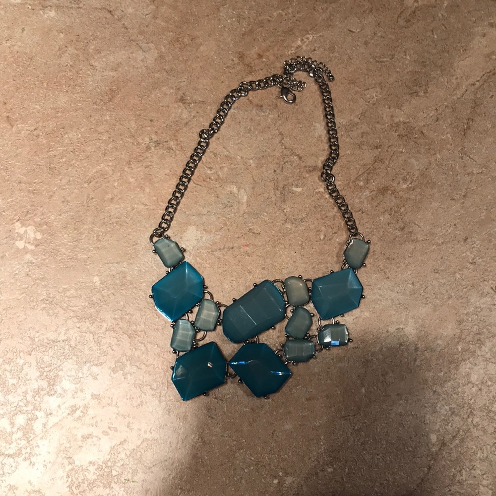 Beautiful blue stone necklace